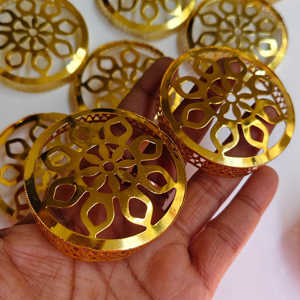 Rangoli cutwork kaleera base